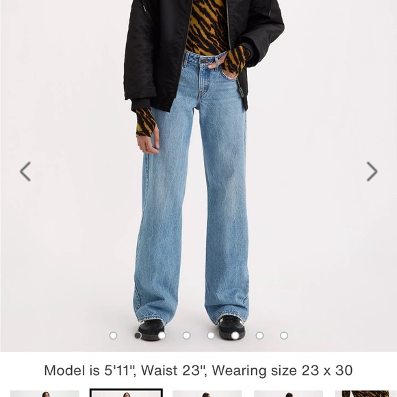 Levi Low Loose Jeans - Picture 2 of 7